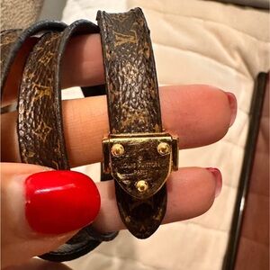 Louis Vuitton wrap bracelet